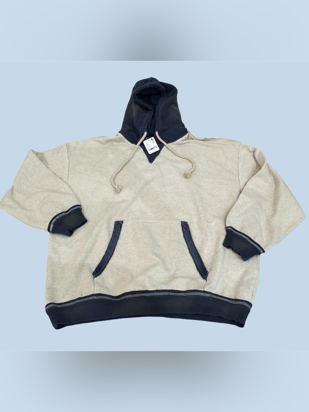 NEW We the Free People Lou Baked Hoodie Small Oversized NWT $168 Retail - Picture 2 of 12